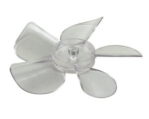 Delfield 3516172-S CCW 5 1/4" Clear Fan Blade