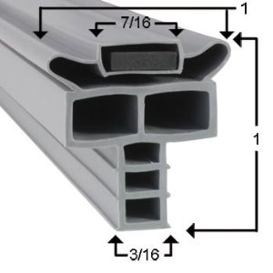 Randell INGSK1015 Push In Door Gasket 22.52" x 24.57"